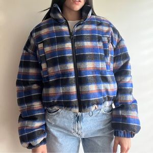 Plaid Winter Coat from UO